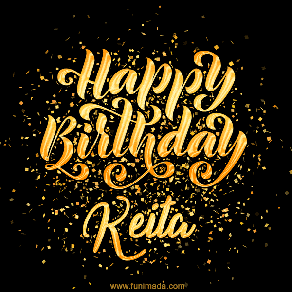 Happy Birthday Card for Keita - Download GIF and Send for Free
