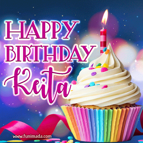 Happy Birthday Keita - Lovely Animated GIF