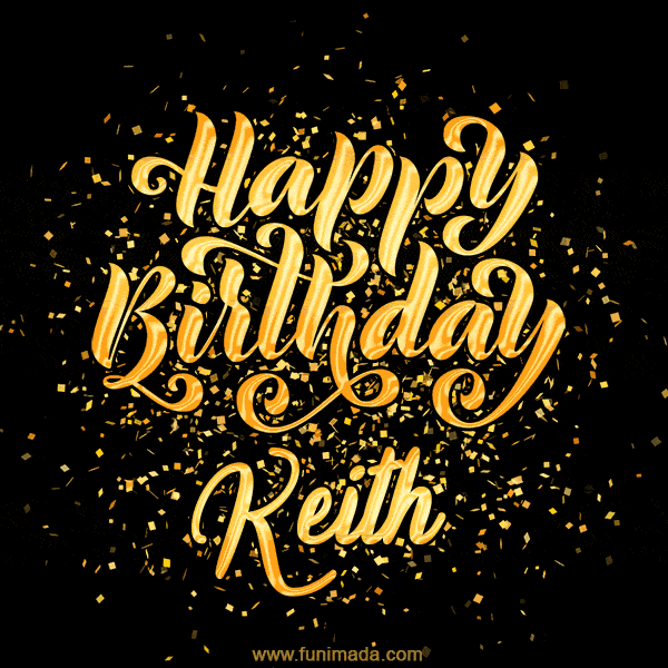 Happy Birthday Card for Keith - Download GIF and Send for Free