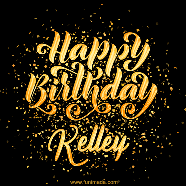 Happy Birthday Card for Kelley - Download GIF and Send for Free