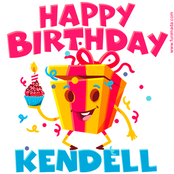 Funny Happy Birthday Kendell GIF