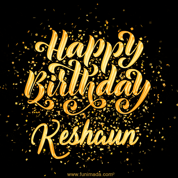 Happy Birthday Card for Keshaun - Download GIF and Send for Free