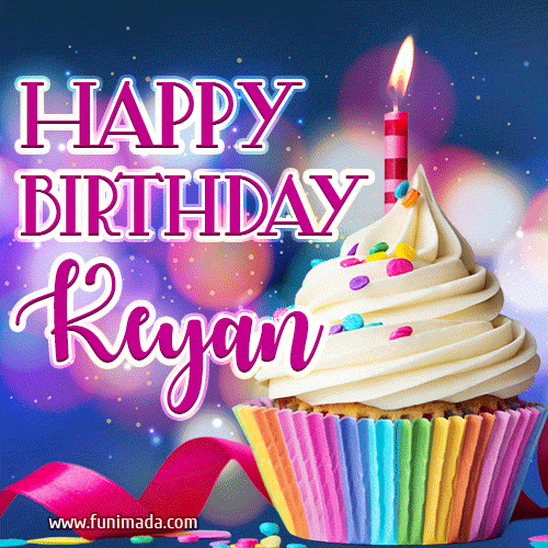 Happy Birthday Keyan - Lovely Animated GIF