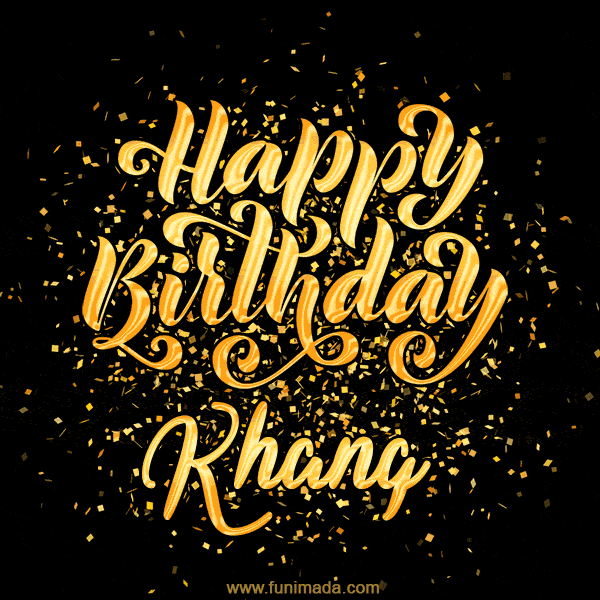 Happy Birthday Card for Khang - Download GIF and Send for Free
