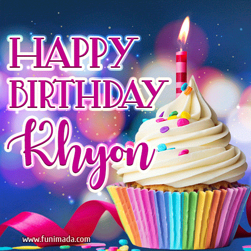 Happy Birthday Khyon - Lovely Animated GIF