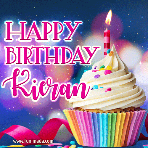 Happy Birthday Kieran - Lovely Animated GIF