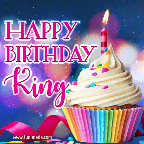 Happy Birthday King - Lovely Animated GIF