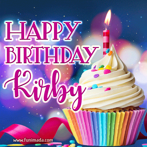 Happy Birthday Kirby - Lovely Animated GIF