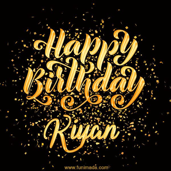 Happy Birthday Card for Kiyan - Download GIF and Send for Free