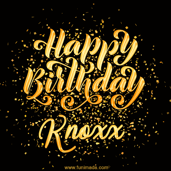 Happy Birthday Card for Knoxx - Download GIF and Send for Free