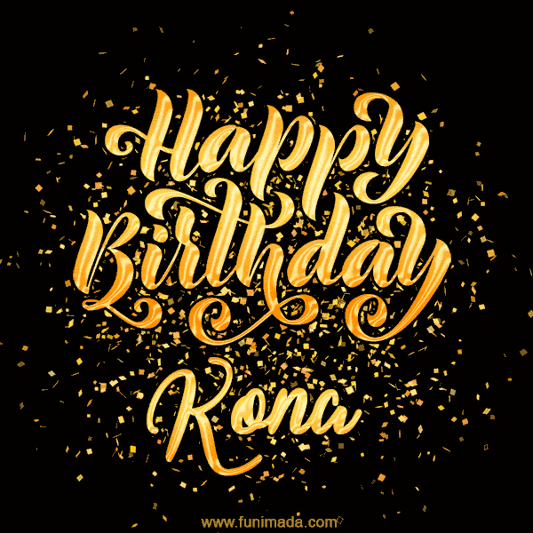 Happy Birthday Card for Kona - Download GIF and Send for Free