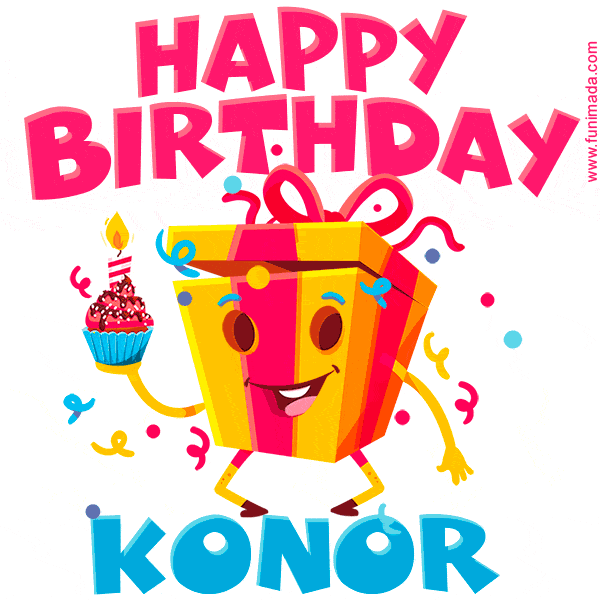 Funny Happy Birthday Konor GIF