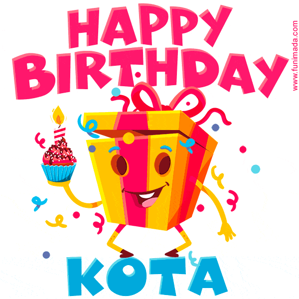 Funny Happy Birthday Kota GIF