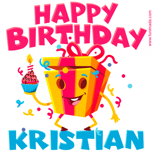 Funny Happy Birthday Kristian GIF