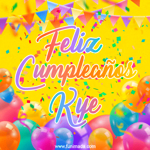 Feliz Cumpleaños Kye (GIF)