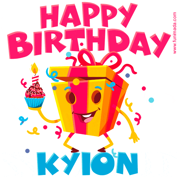 Funny Happy Birthday Kyion GIF