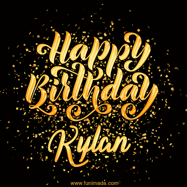 Happy Birthday Card for Kylan - Download GIF and Send for Free