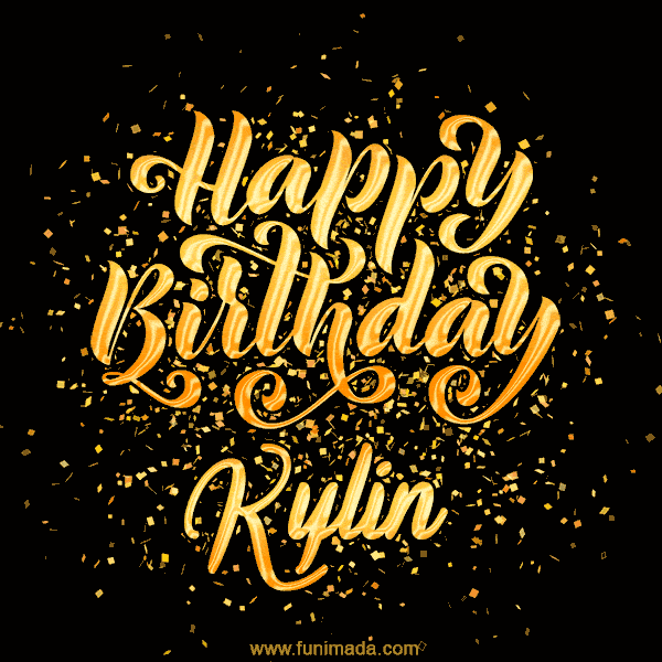 Happy Birthday Card for Kylin - Download GIF and Send for Free
