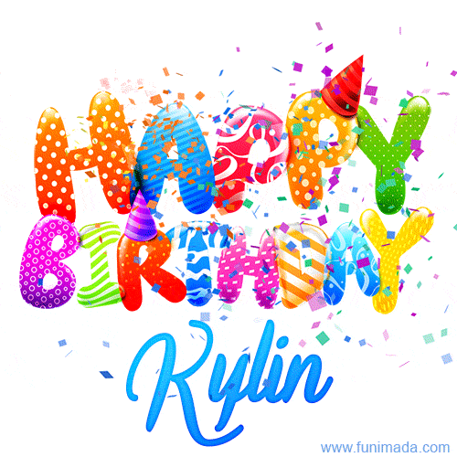 Happy Birthday Kylin - Creative Personalized GIF With Name