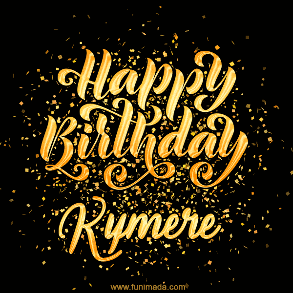 Happy Birthday Card for Kymere - Download GIF and Send for Free