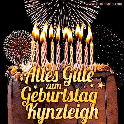 Alles Gute zum Geburtstag Kynzleigh (GIF)