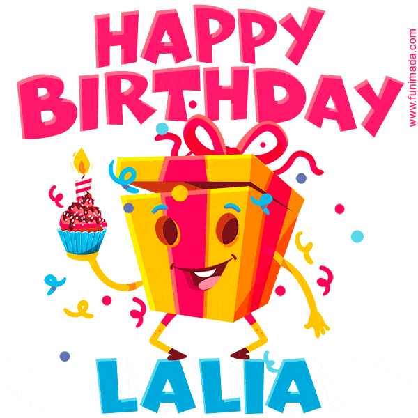 Funny Happy Birthday Lalia GIF