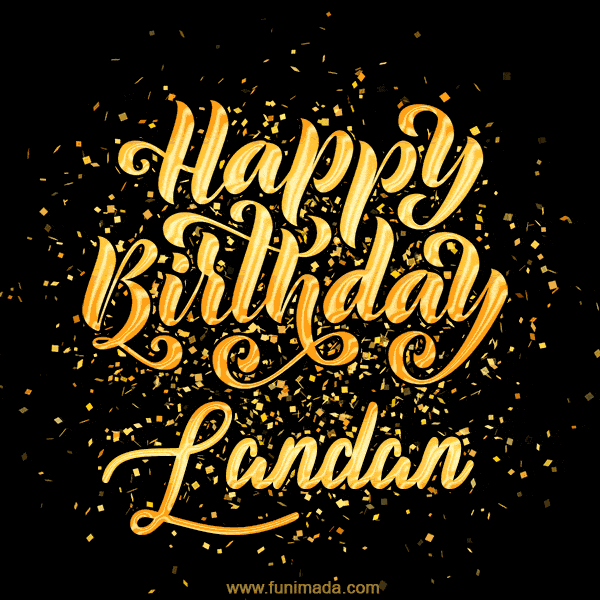 Happy Birthday Card for Landan - Download GIF and Send for Free