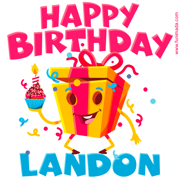 Funny Happy Birthday Landon GIF