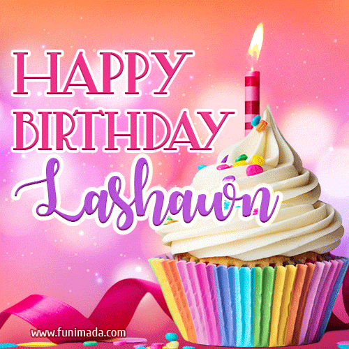 Happy Birthday Lashawn - Lovely Animated GIF