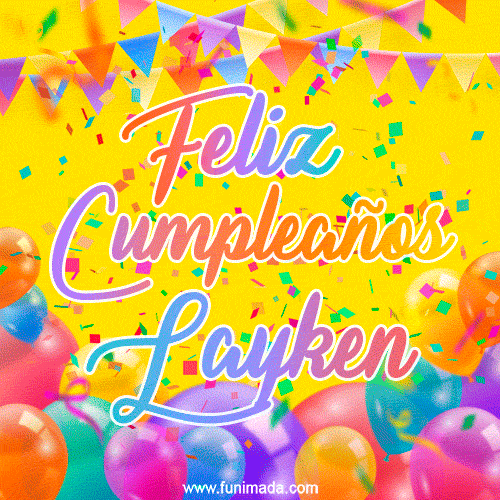 Feliz Cumpleaños Layken (GIF)