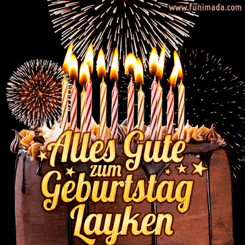 Alles Gute zum Geburtstag Layken (GIF)