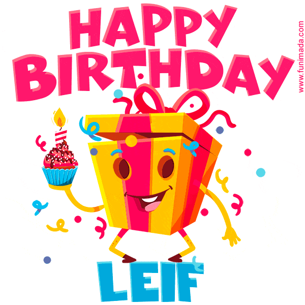 Funny Happy Birthday Leif GIF