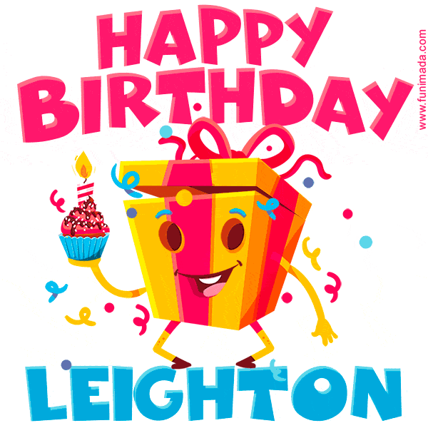 Funny Happy Birthday Leighton GIF