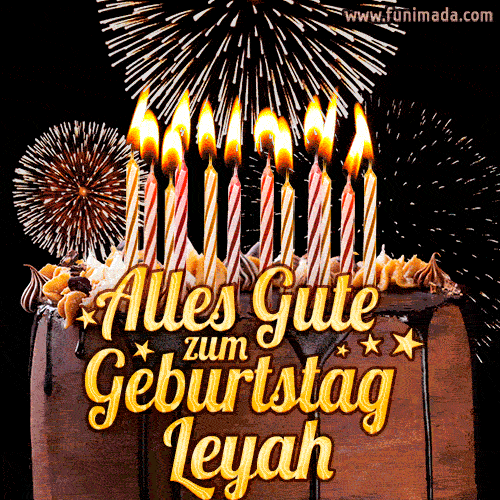 Alles Gute zum Geburtstag Leyah (GIF)
