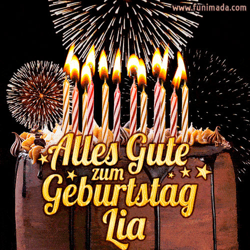 Alles Gute zum Geburtstag Lia (GIF)