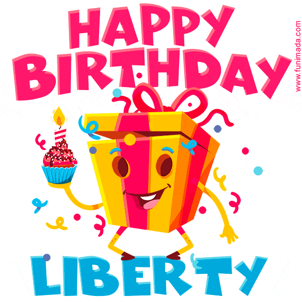 Funny Happy Birthday Liberty GIF