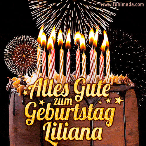 Alles Gute zum Geburtstag Liliana (GIF)
