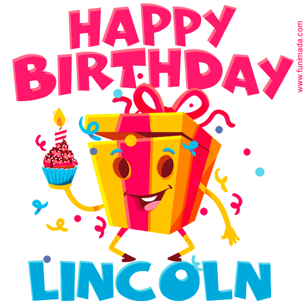 Funny Happy Birthday Lincoln GIF