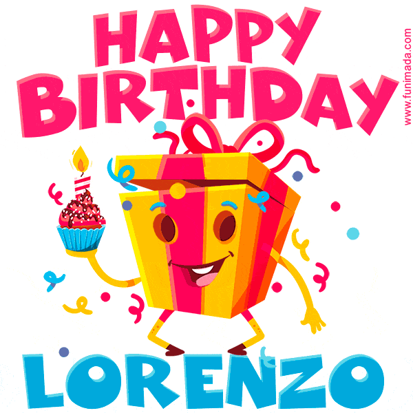 Funny Happy Birthday Lorenzo GIF