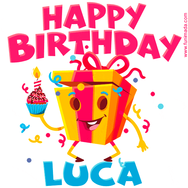 Funny Happy Birthday Luca GIF