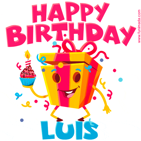 Funny Happy Birthday Luis GIF