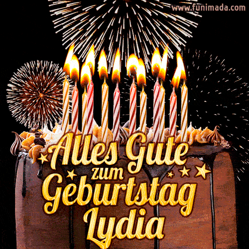 Alles Gute zum Geburtstag Lydia (GIF)
