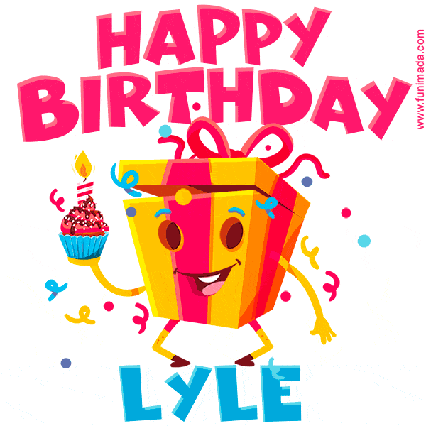 Funny Happy Birthday Lyle GIF