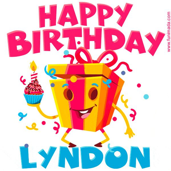 Funny Happy Birthday Lyndon GIF