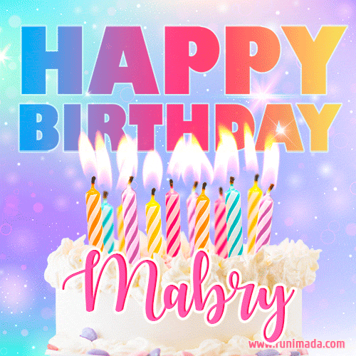 Funny Happy Birthday Mabry GIF