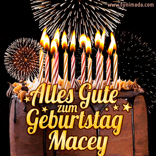 Alles Gute zum Geburtstag Macey (GIF)