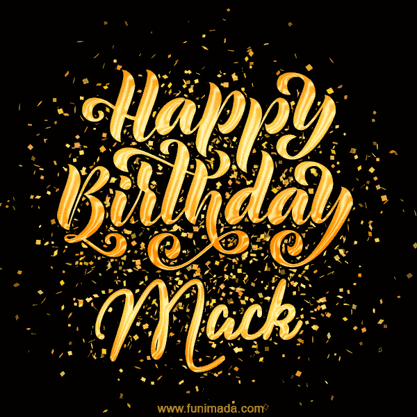 Happy Birthday Card for Mack - Download GIF and Send for Free