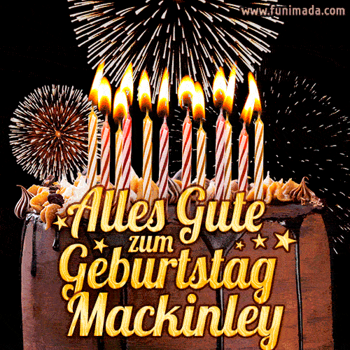 Alles Gute zum Geburtstag Mackinley (GIF)