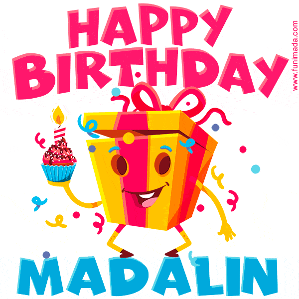 Funny Happy Birthday Madalin GIF