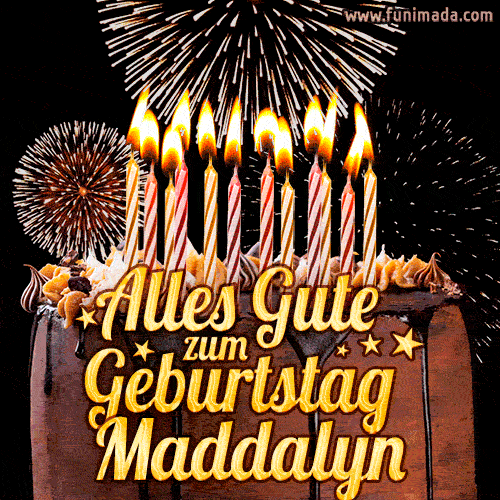 Alles Gute zum Geburtstag Maddalyn (GIF)